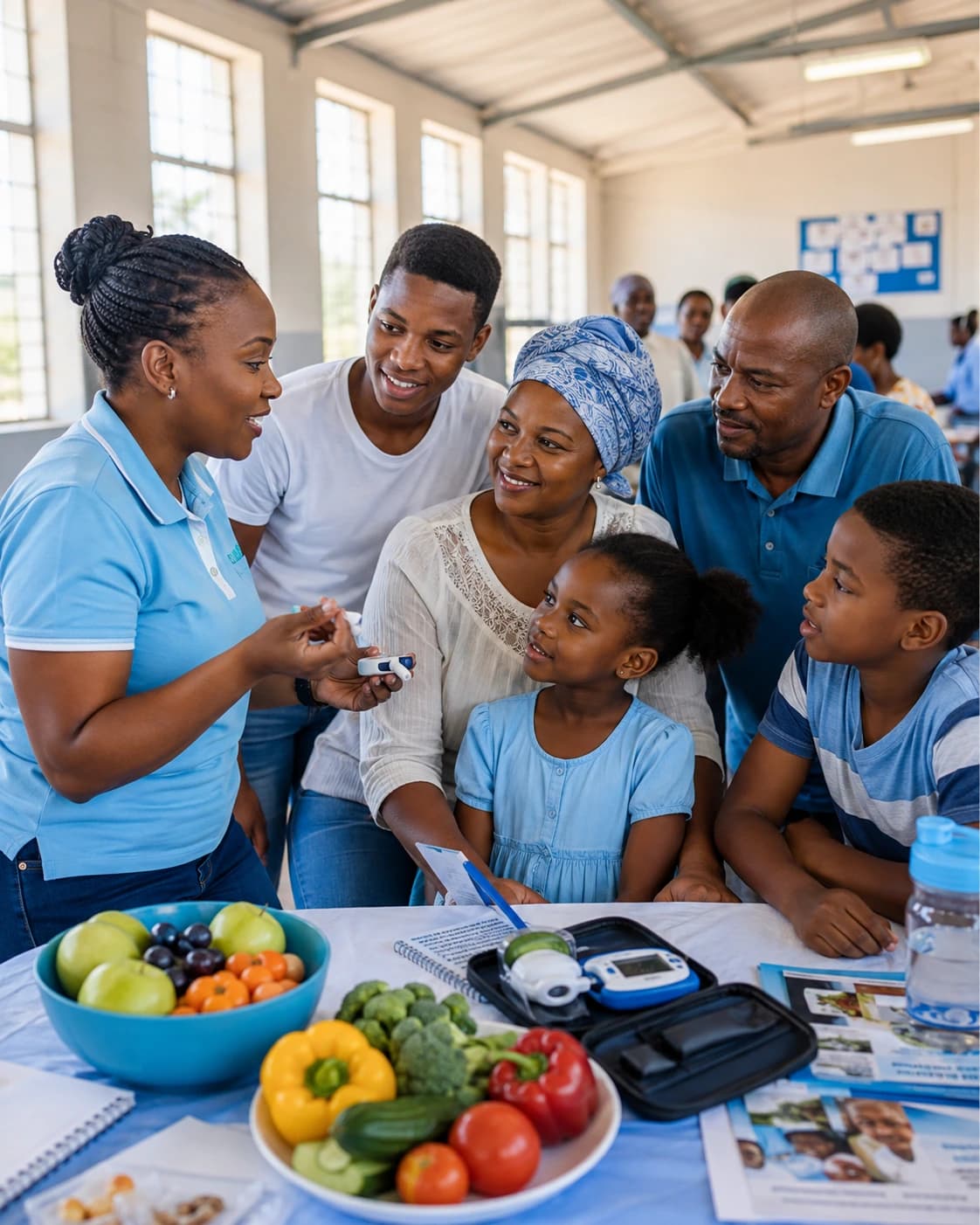 Naledi Ya Pholo community diabetes education and family support session